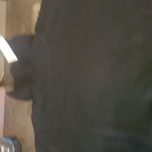 Lands End - black 100% Cashmere Turtleneck Sweater